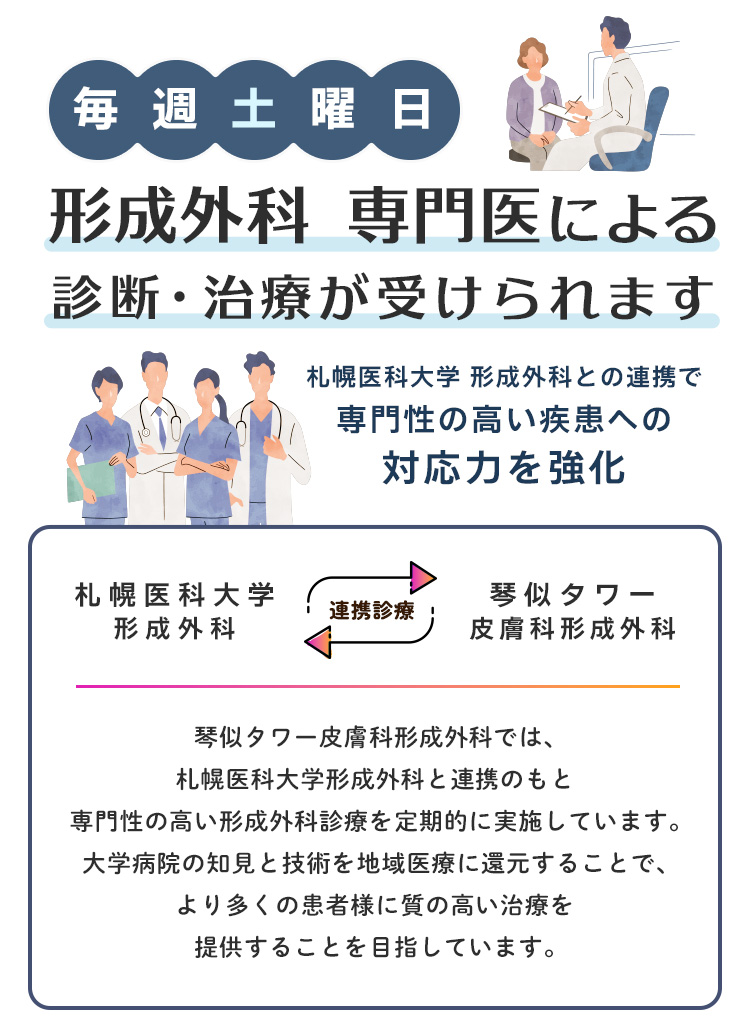 札幌医科大学形成外科との連携診療について