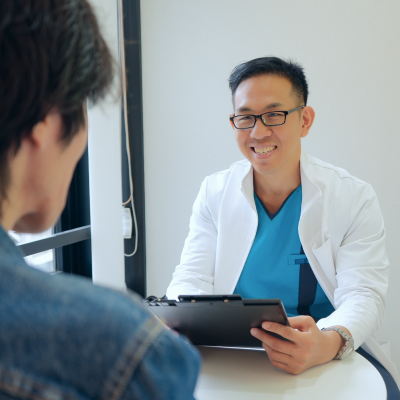 Dr.元神による問診の写真